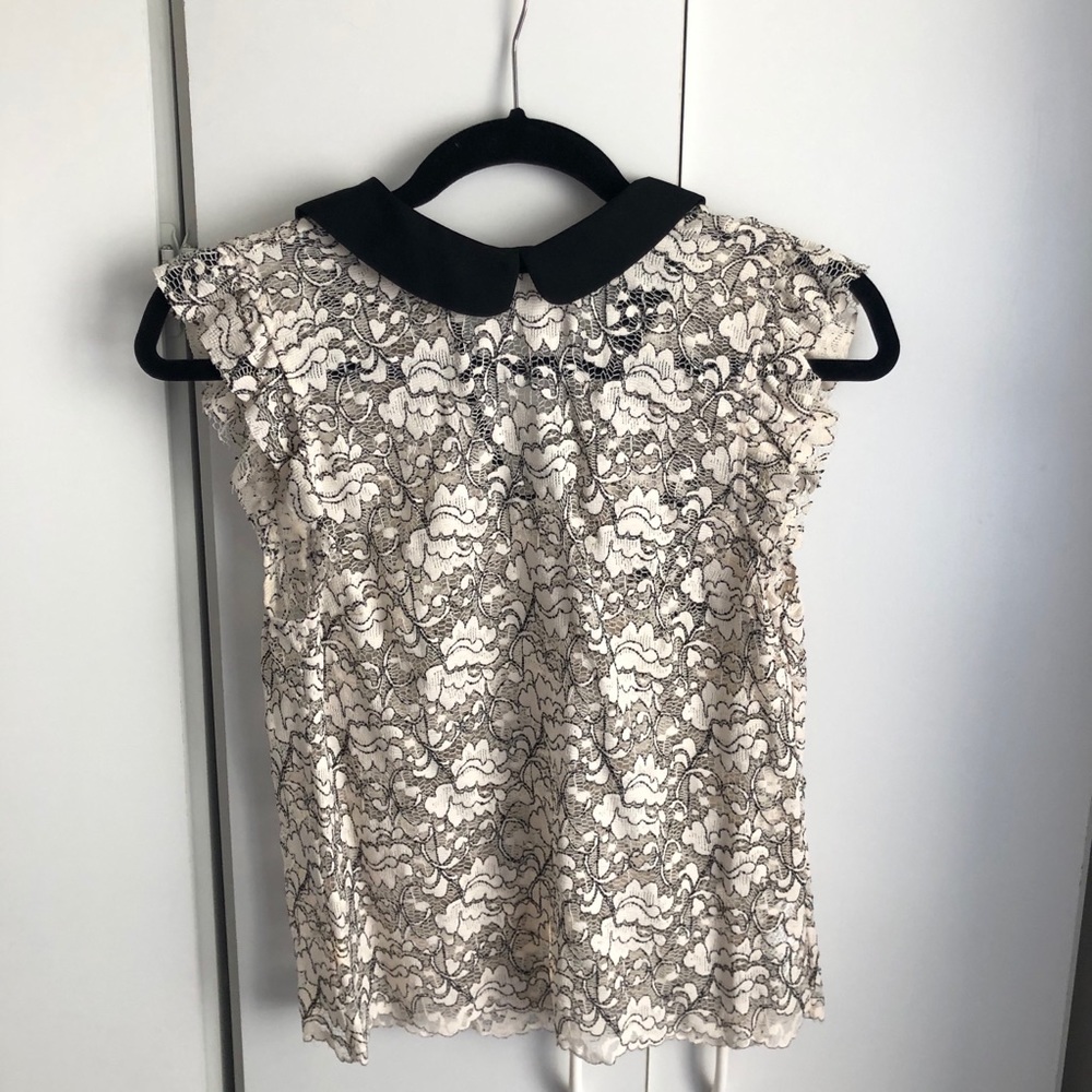 NWT ZARA Lace Top size small